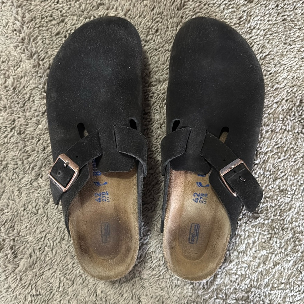 EUC Brown Birkenstock Boston (Mocha color)